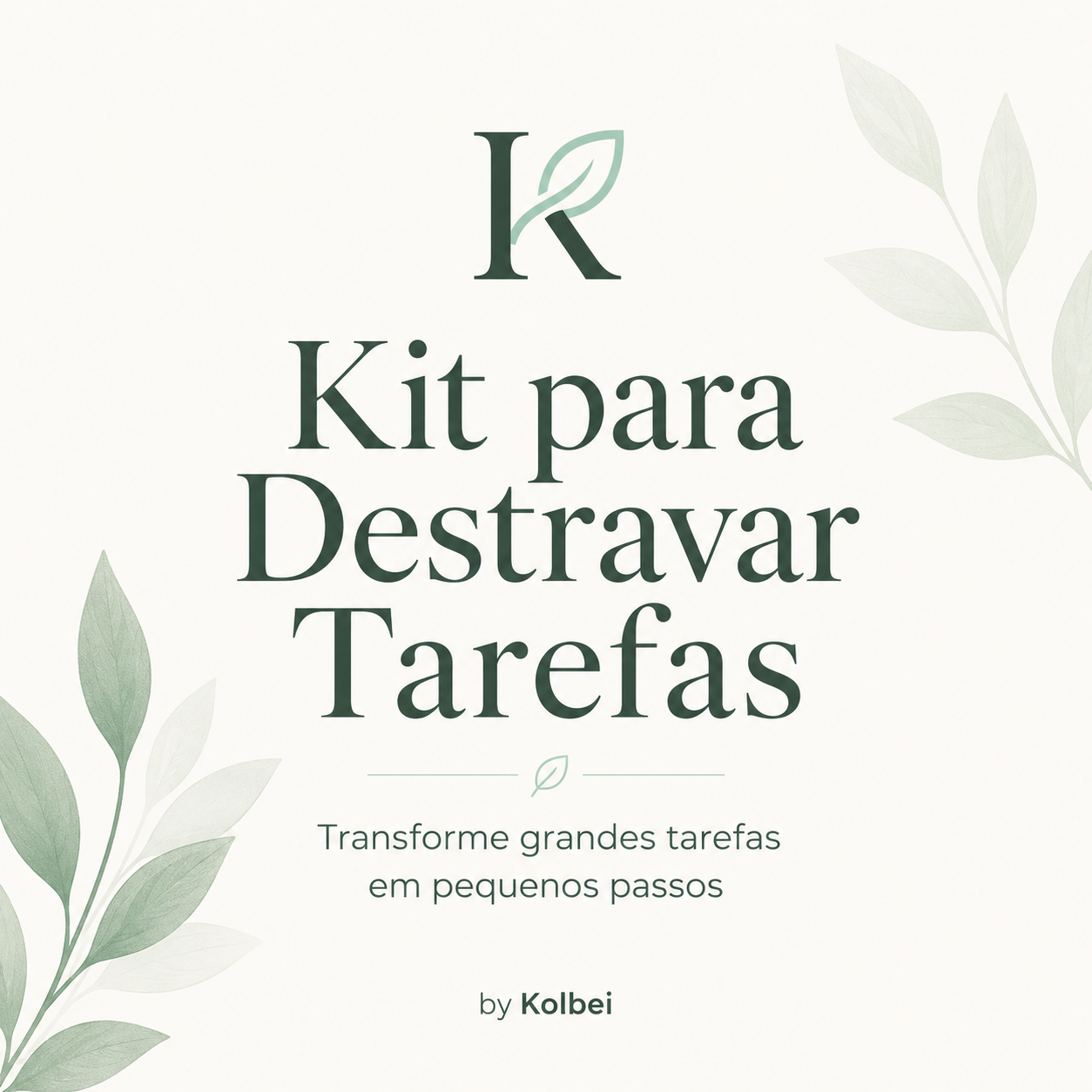 Capa do Kit para Destravar Tarefas